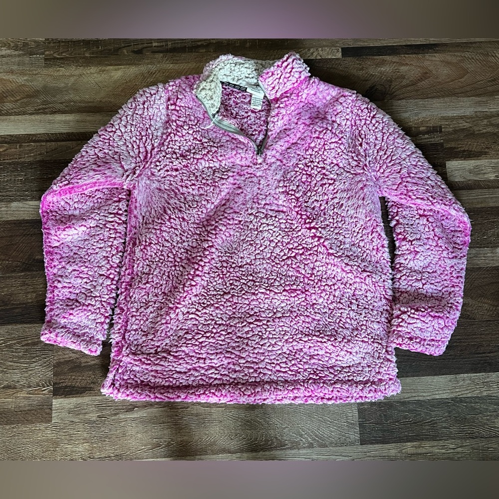 j.America 1/4 zip fleece pull over